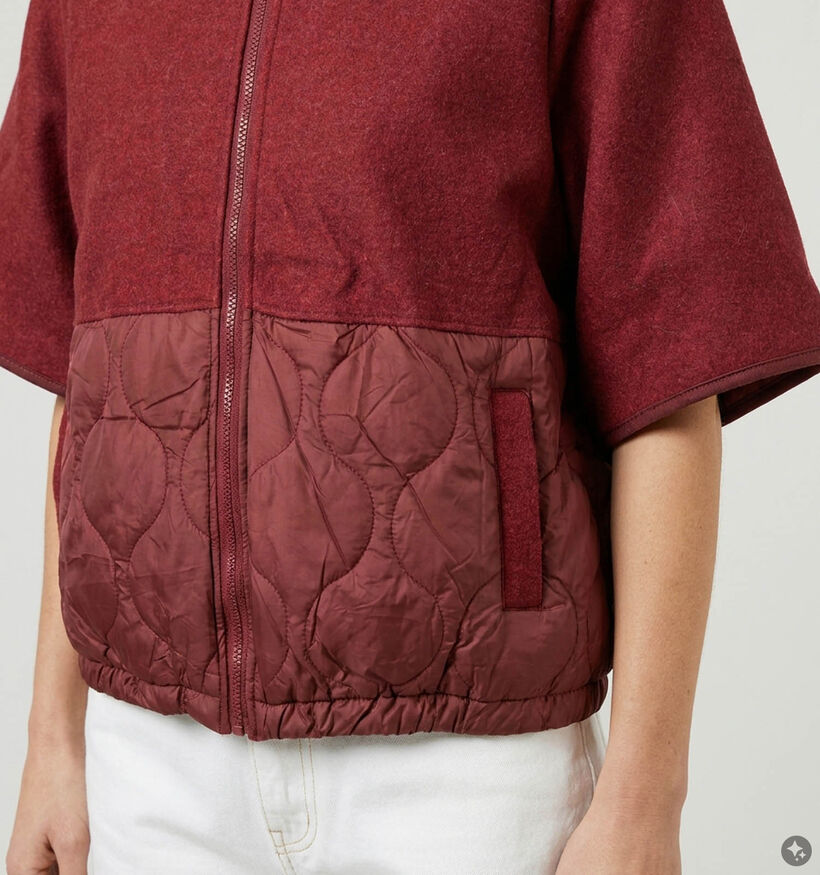 Laurent David Cordoba Manteau court en Bordeaux pour femmes (382019)
