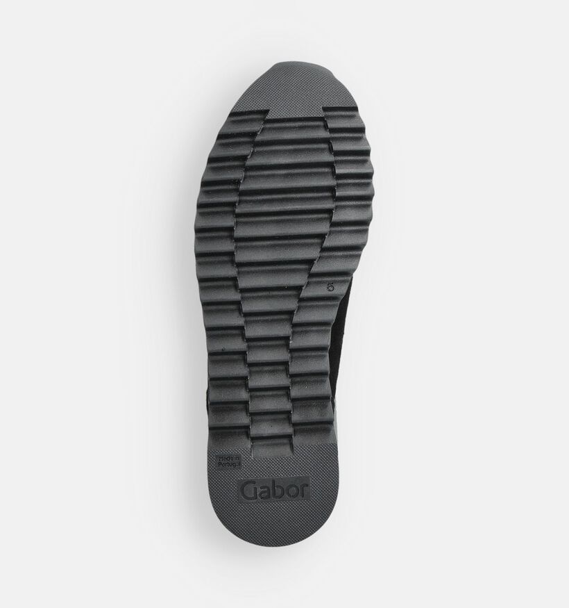 Gabor Chaussures à enfiler en Noir pour femmes (360288) - pour semelles orthopédiques