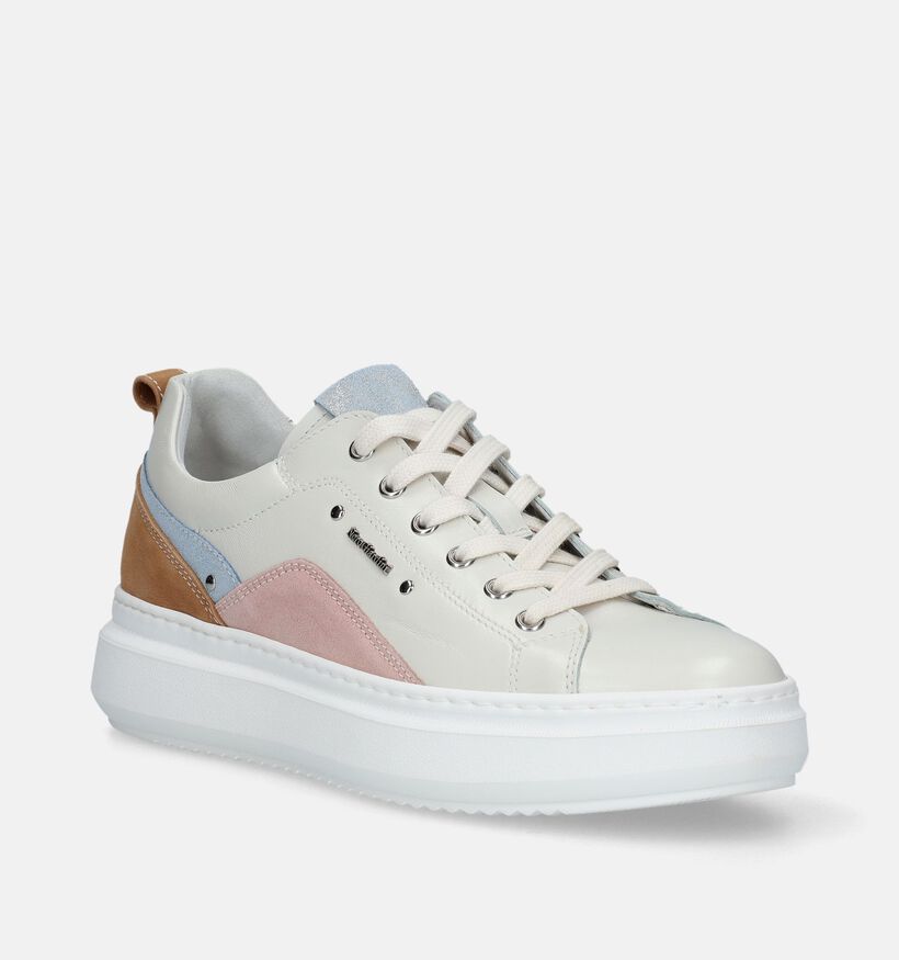 NeroGiardini Ecru Sneakers voor dames (337171) - geschikt voor steunzolen