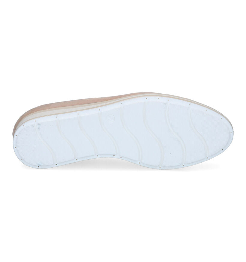 Softwaves Beige Mocassins in daim (308390)