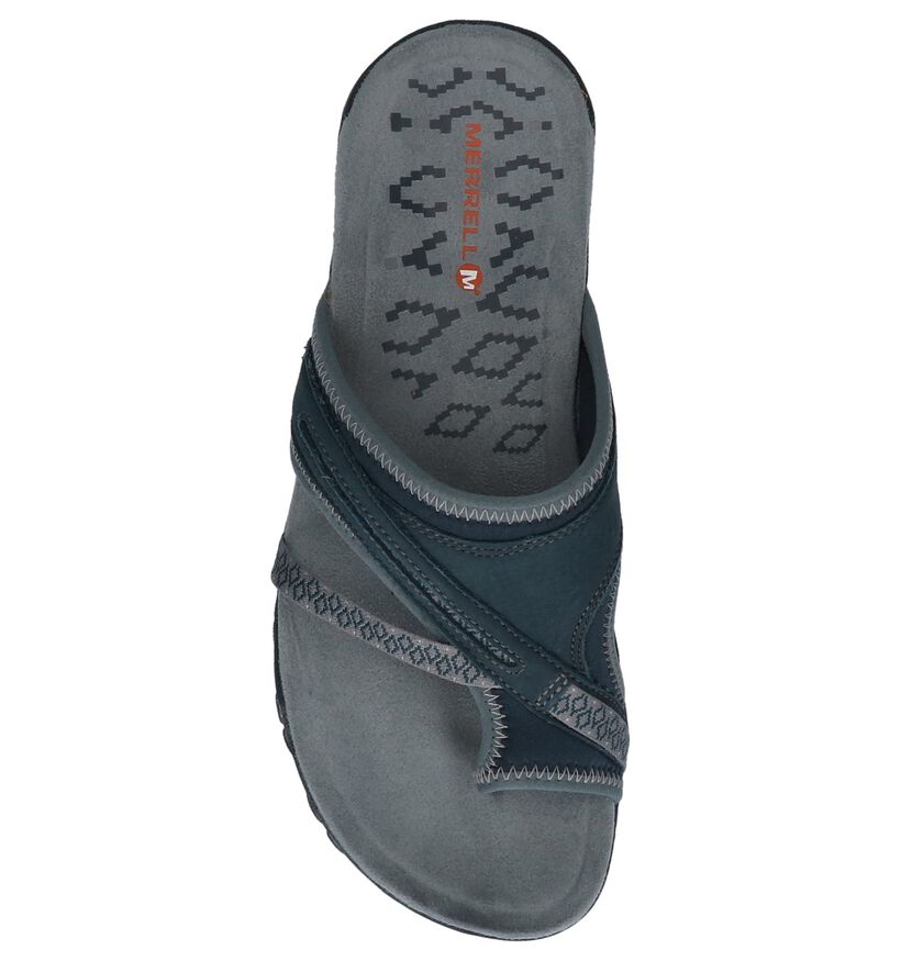 Merrell Tongs en Bleu foncé en cuir (213012)