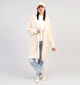 Dolce C. Manteau duveteux en Beige pour femmes (358484)