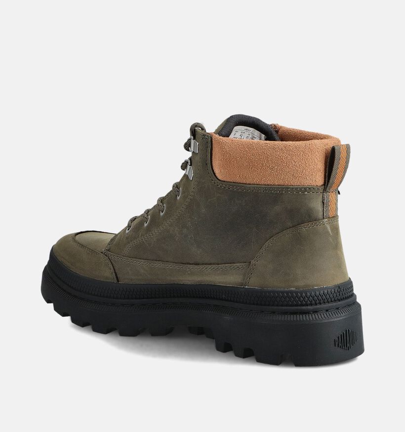 Palladium Pallatroopercuff Boots à lacets en Vert kaki pour hommes (362107) - pour semelles orthopédiques
