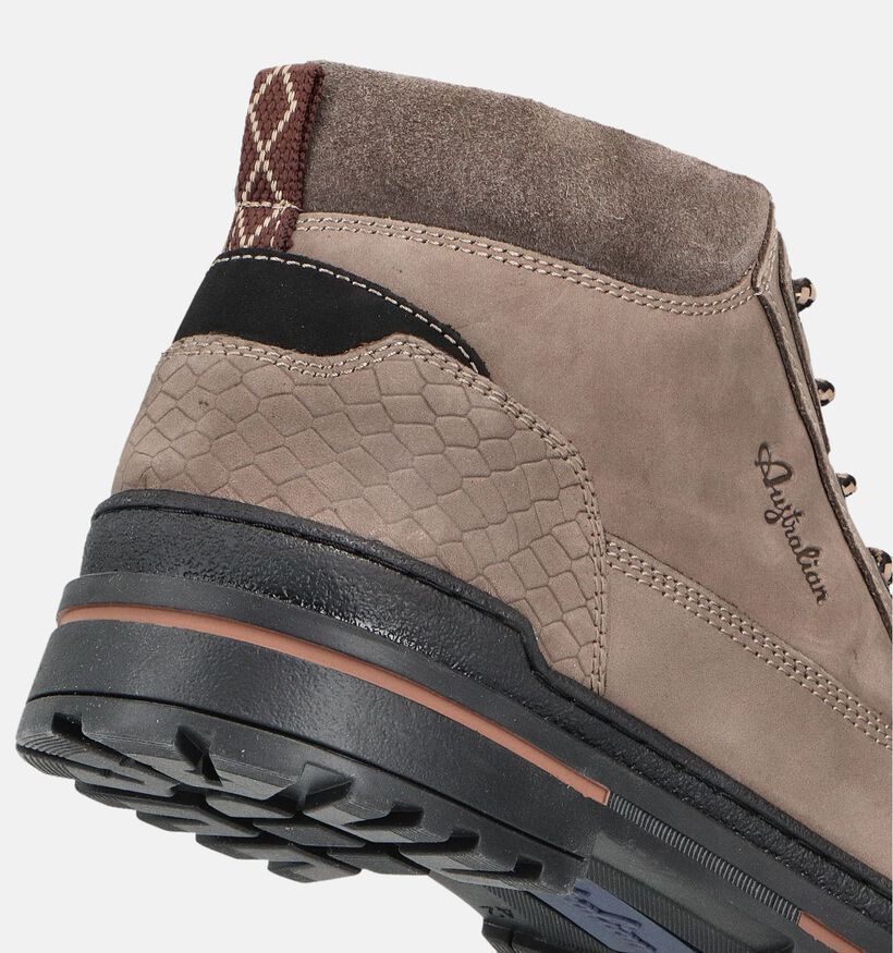 Australian Middelburg Taupe Veterboots voor heren (361661) - geschikt voor steunzolen