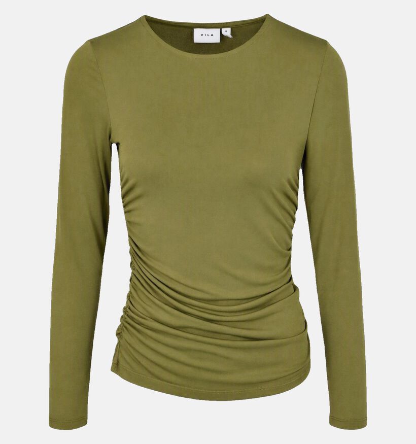 Vila Lysera Longsleeves en Vert fonc&eacute; pour femmes (382215)