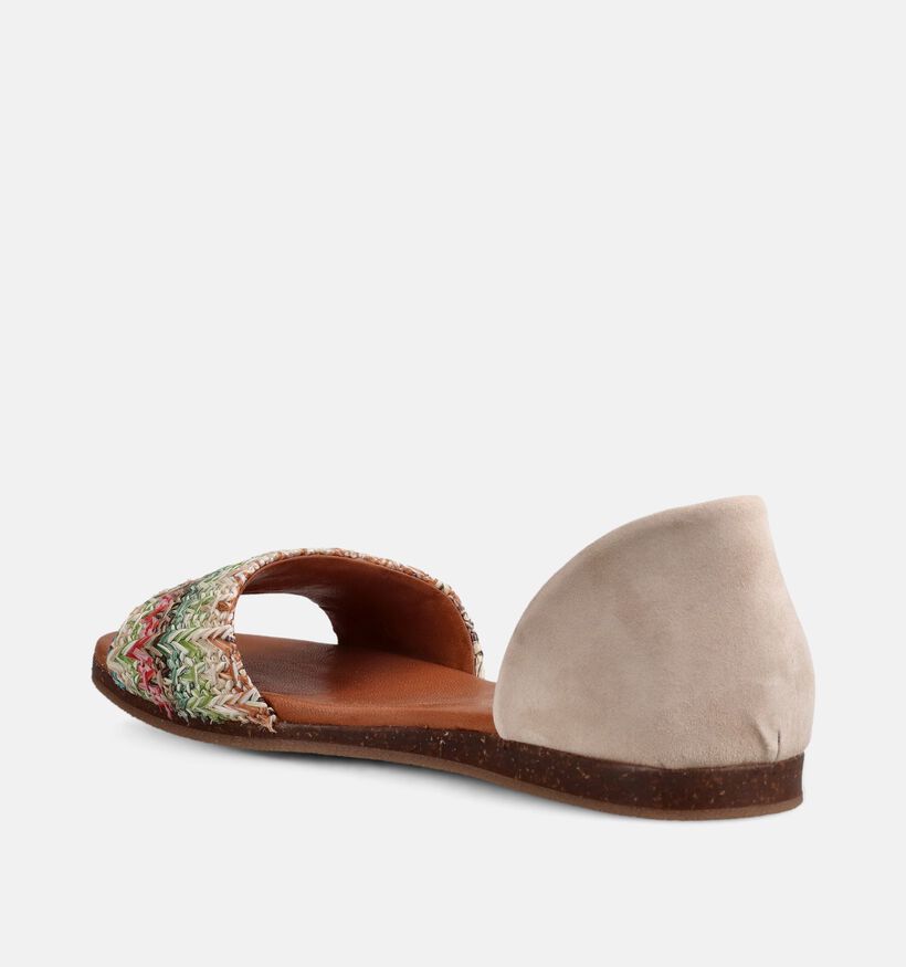 Apple of Eden Cam Sandales plates en Beige pour femmes (372283)