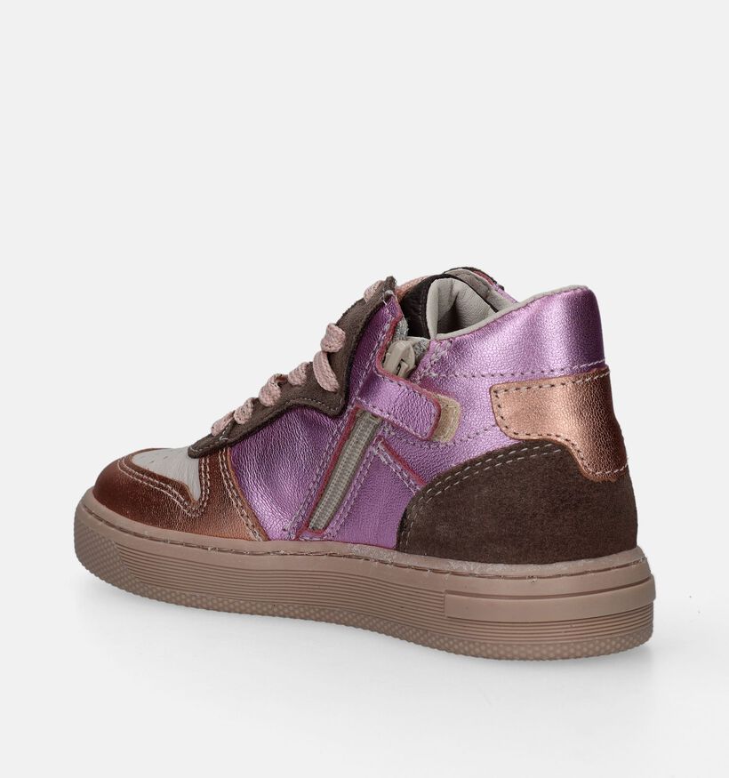 Little David Palermo Baskets hautes en Rose pour filles (349375)