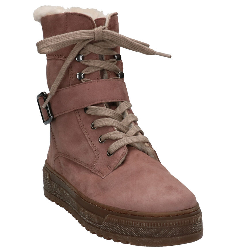 Gabor Best Fitting Bottines en Rose en daim (260191)