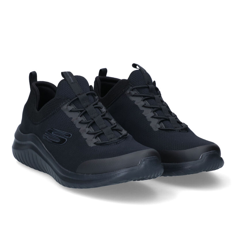 Skechers Ultra Flex 2.0 Fedik Baskets en Noir en textile (301200)