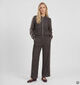 Vila Oline Lace Pantalon en Marron fonc&eacute; pour femmes (382223)