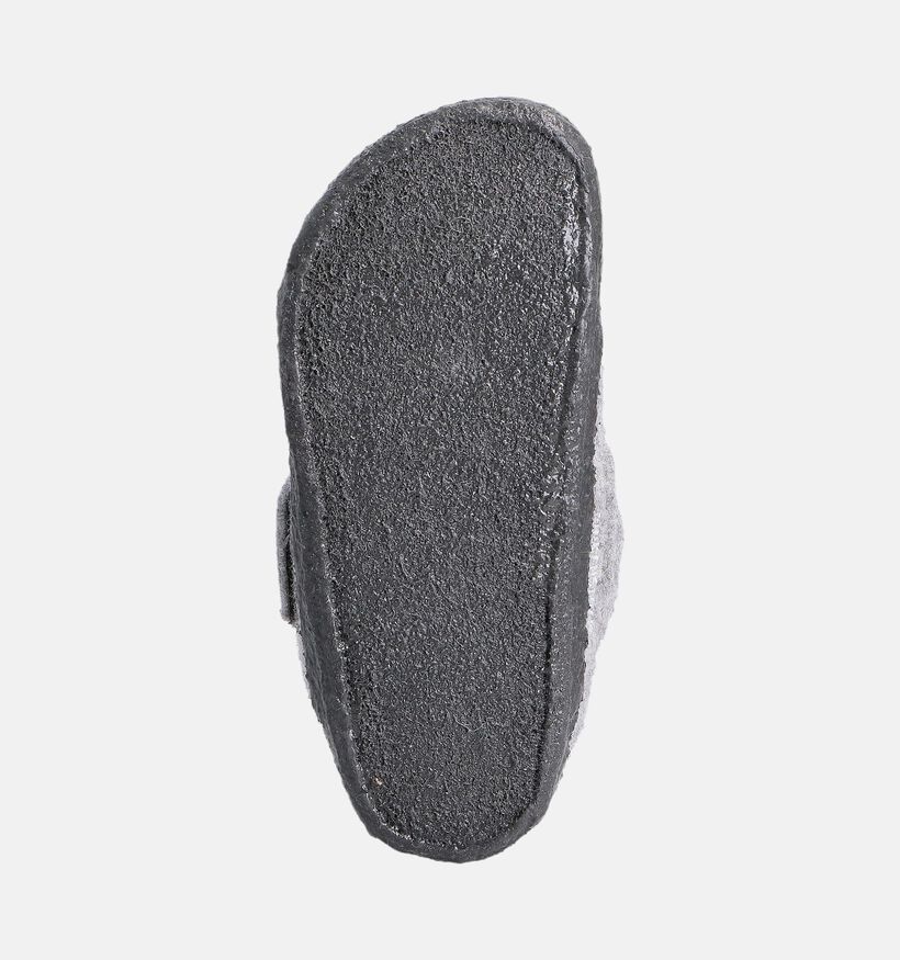Birkenstock Zermatt HL Grijze Pantoffels voor jongens, meisjes (343913)