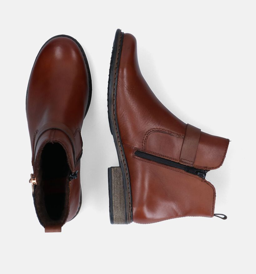 Rieker Bottines basses en Cognac pour femmes (328431)