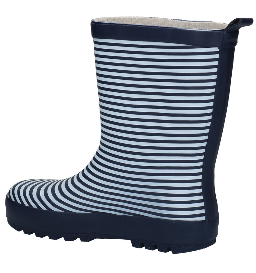 Dazzle Stripes Blauw/Witte Regenlaarzen in kunststof (283827)