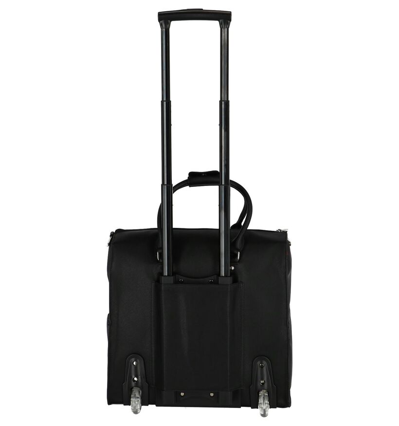 Zwarte Business Trolley Olivia Lauren Lola in kunstleer (248952)