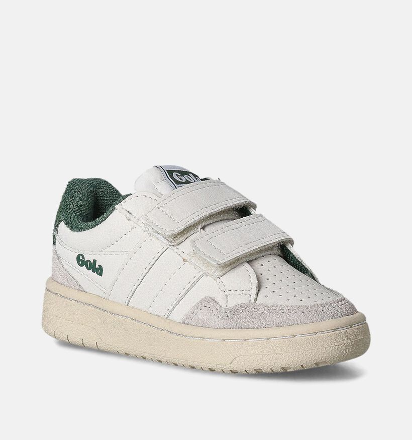 Gola Eagle Strap Witte Velcroschoenen voor meisjes, jongens (362413) - geschikt voor steunzolen