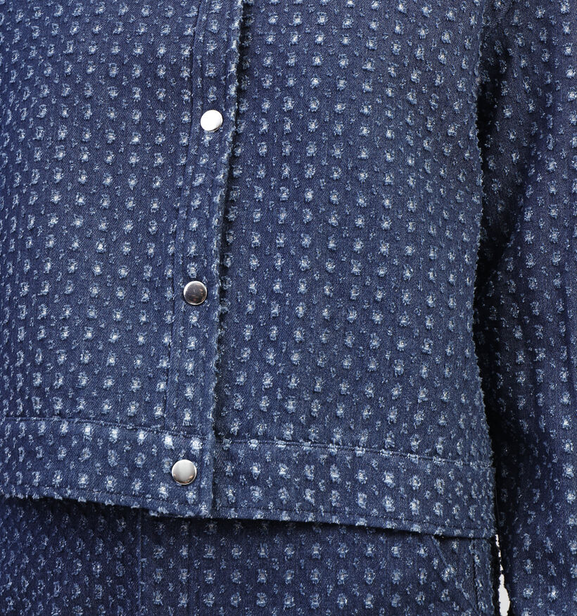 Vila Silver Manteau court en Bleu pour femmes (348766)