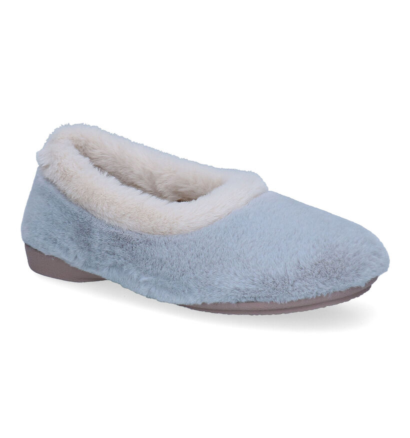 Hush Puppies Garibou Pantoufles en Gris en textile (313721)