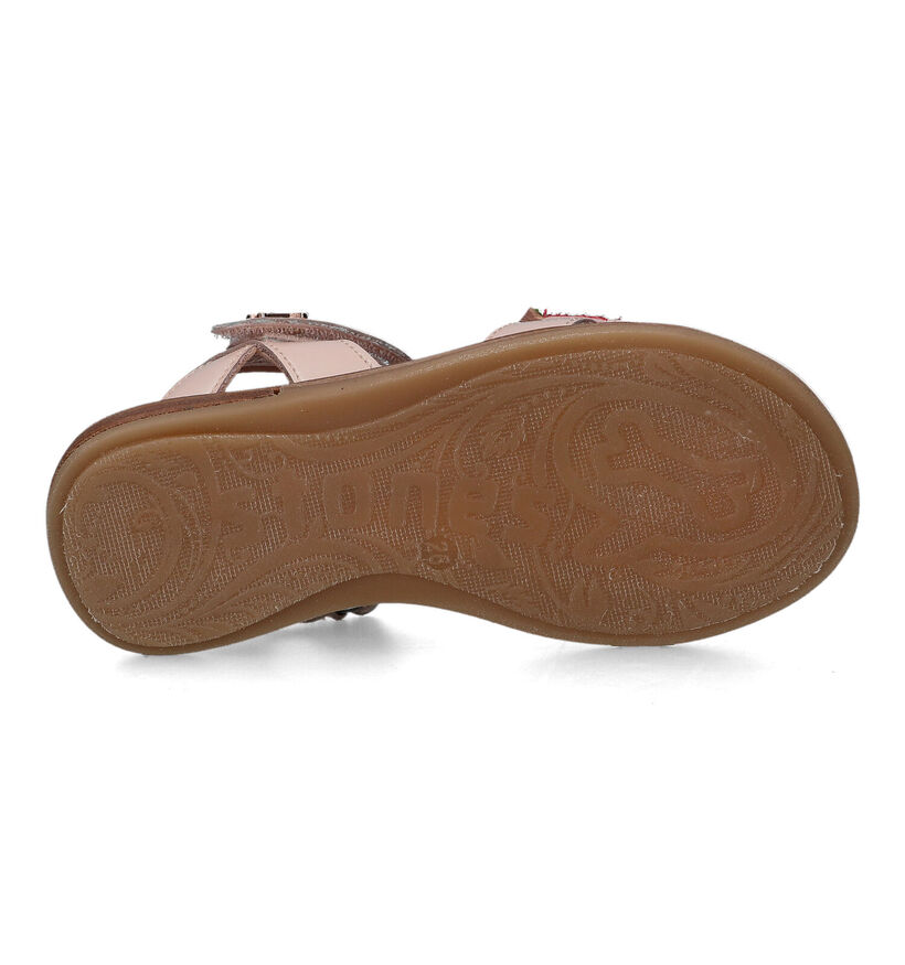 STONES and BONES Strav Sandales en Rose pour filles (325892)