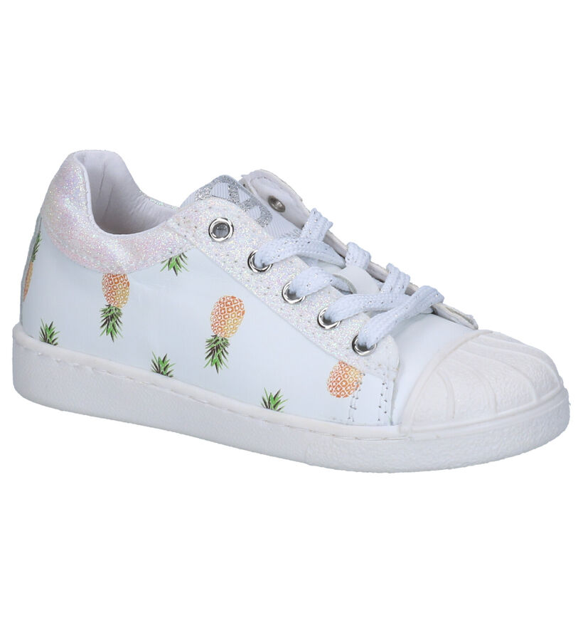 Kipling Misha Chaussures à Lacets en Blanc en cuir (272994)