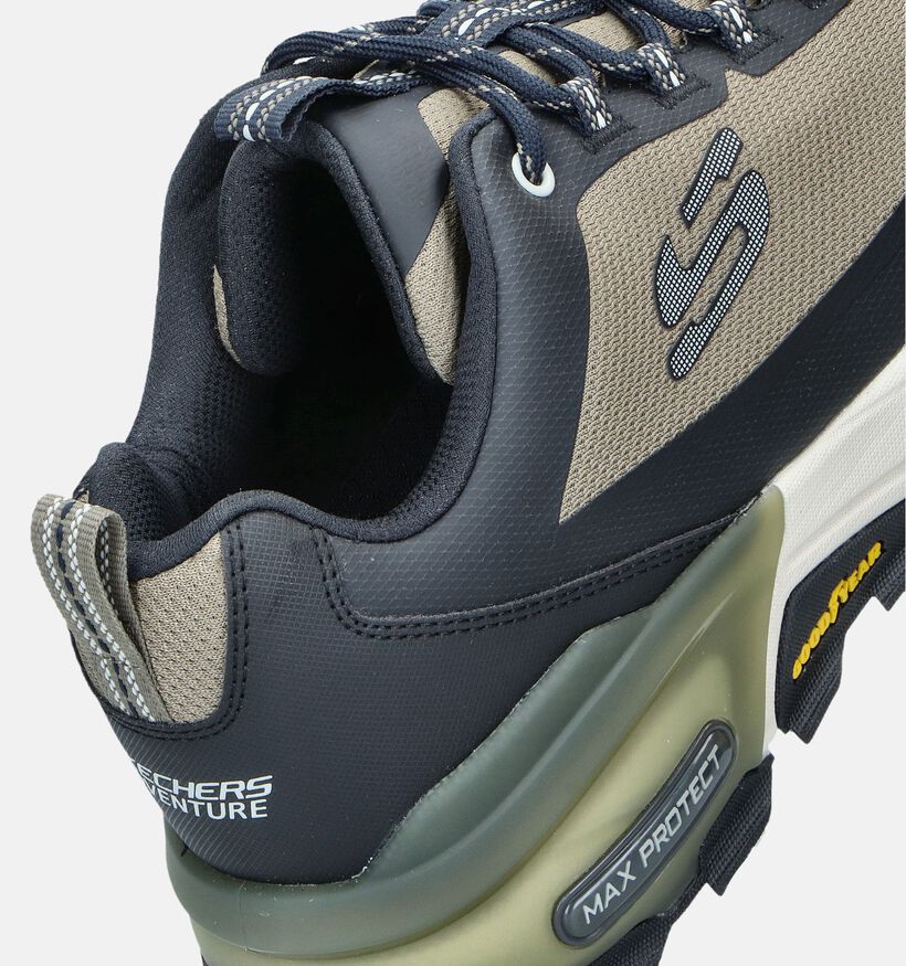 Skechers Max Protect Kaki Wandelschoenen voor heren (346369)