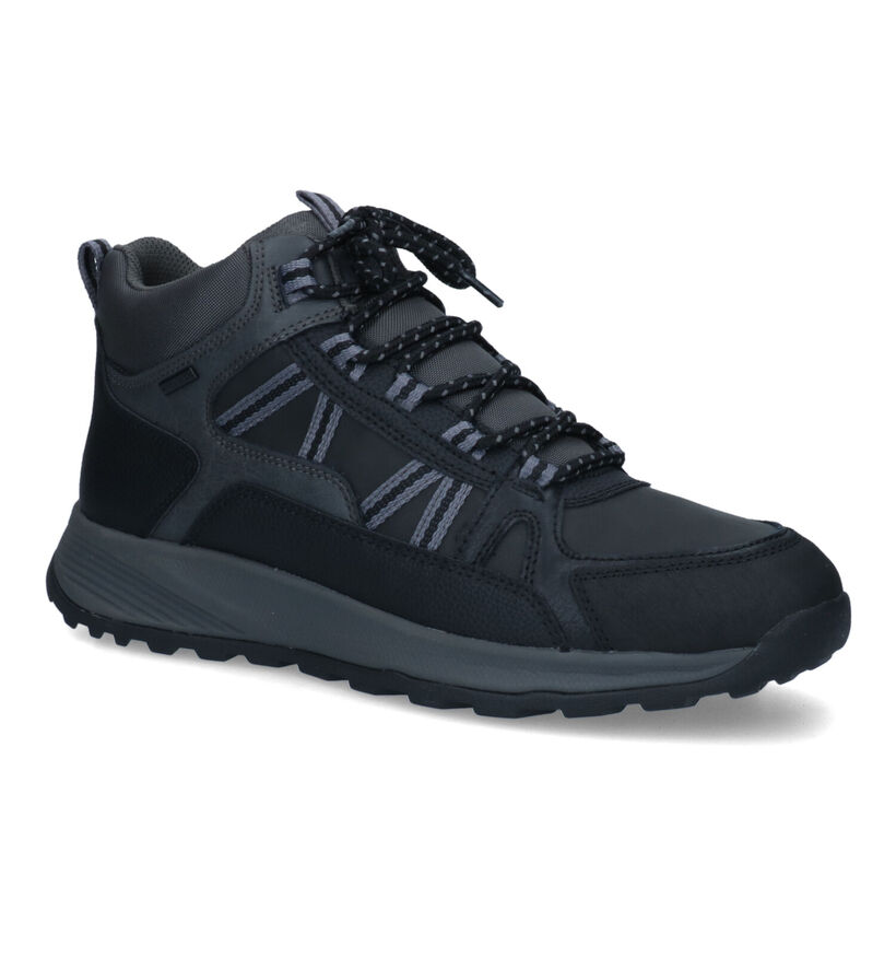 Geox Terrestre Chaussures de randonnée en Bleu en simili cuir (313677)