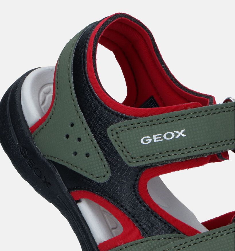 Geox Vaniett Sandales en Vert Kaki pour garçons (337609)