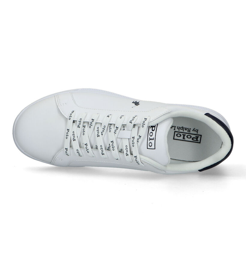 Polo Ralph Lauren HRT Court Chaussures à lacets en Blanc pour hommes (345306)