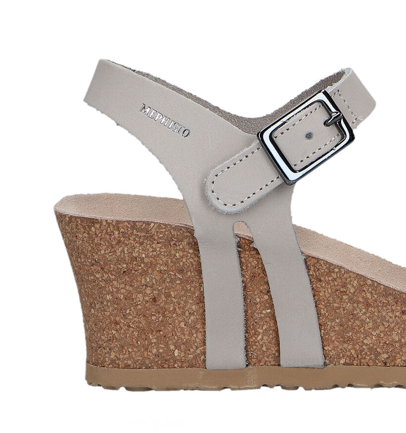 Mephisto Lanny Beige Sandalen in leer (323486)