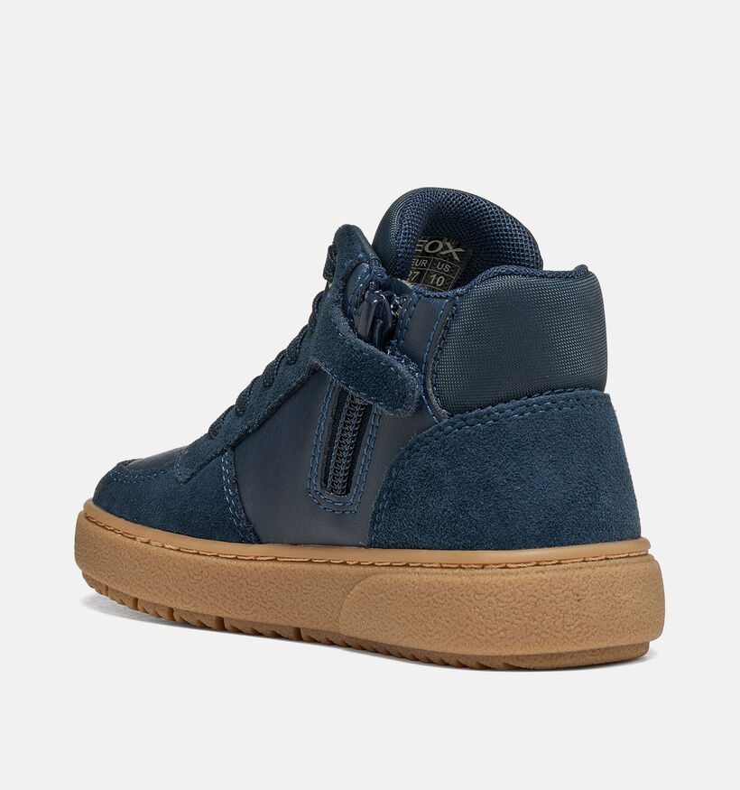 Geox The Eleven Boy Donkerblauwe Sneakers voor jongens (376236) - geschikt voor steunzolen