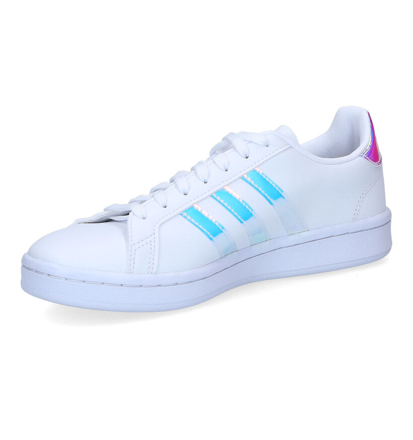 adidas Grand Court Witte Sneakers in kunstleer (284797)