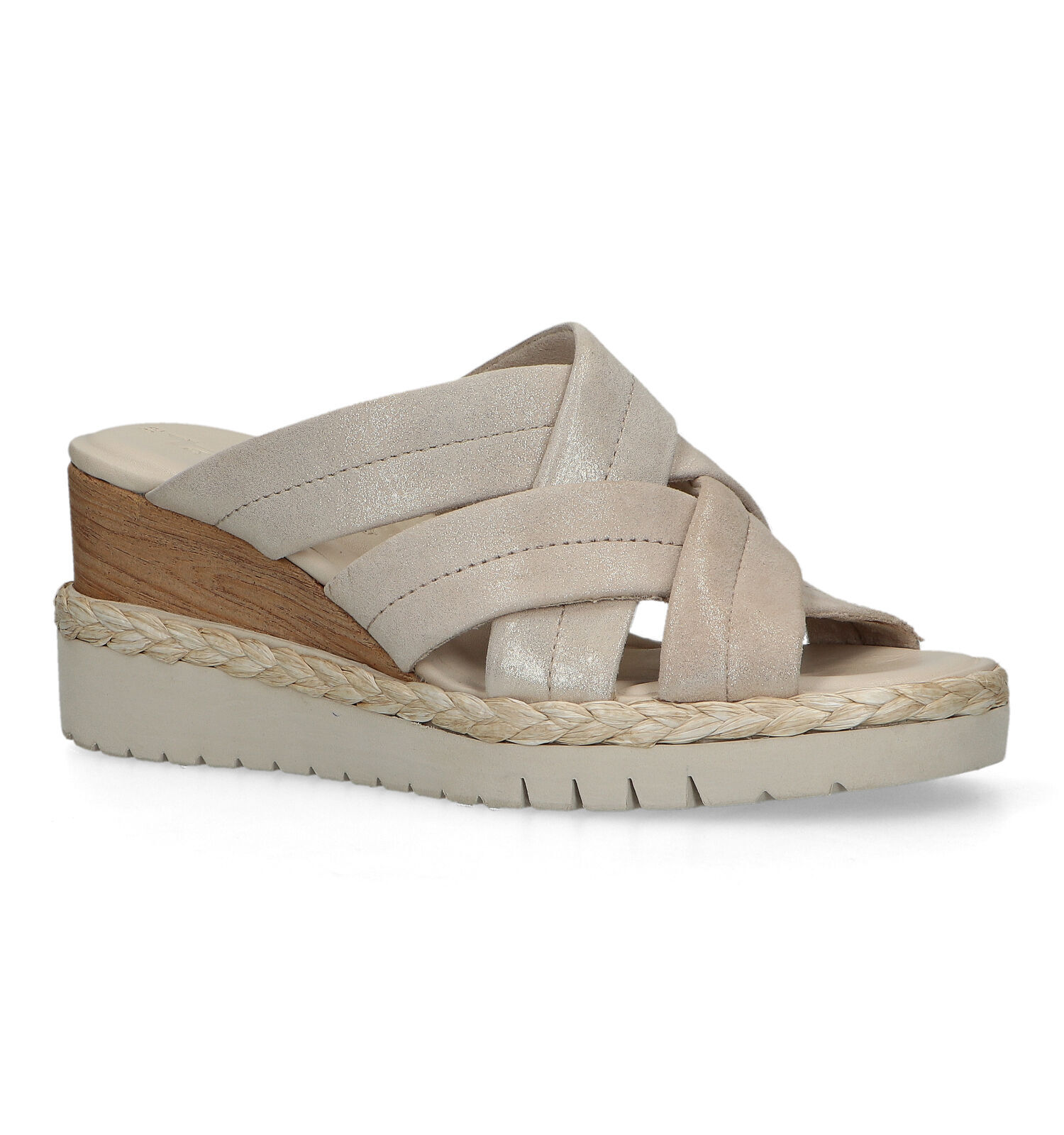 Tamaris Gouden Muiltjes Dames Slippers Online op TORFS.BE