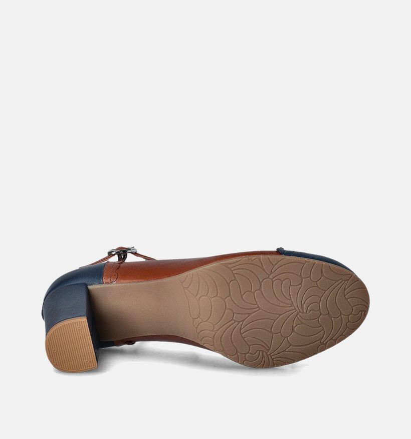 Creator Cognac Pumps met riempje voor dames (357789)