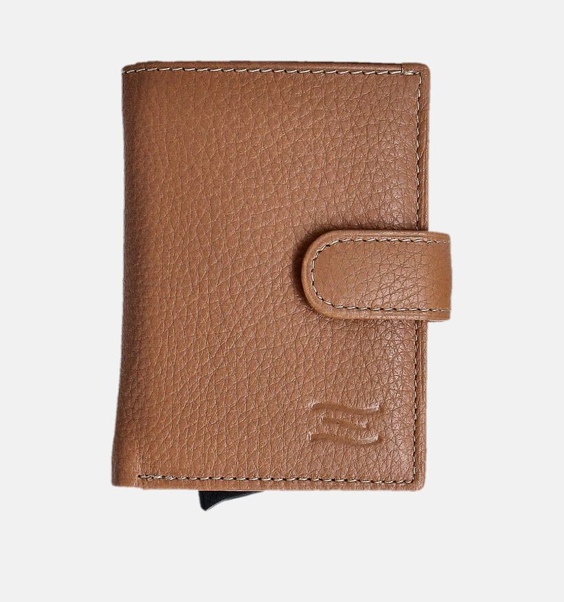 Crinkles Cognac Kaartenhouder voor dames (358127)
