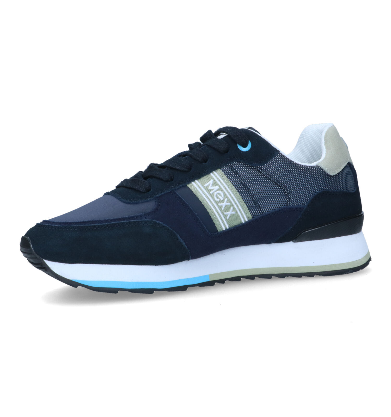 Mexx Hoover Blauwe Veterschoenen Heren Lage schoenen Online op