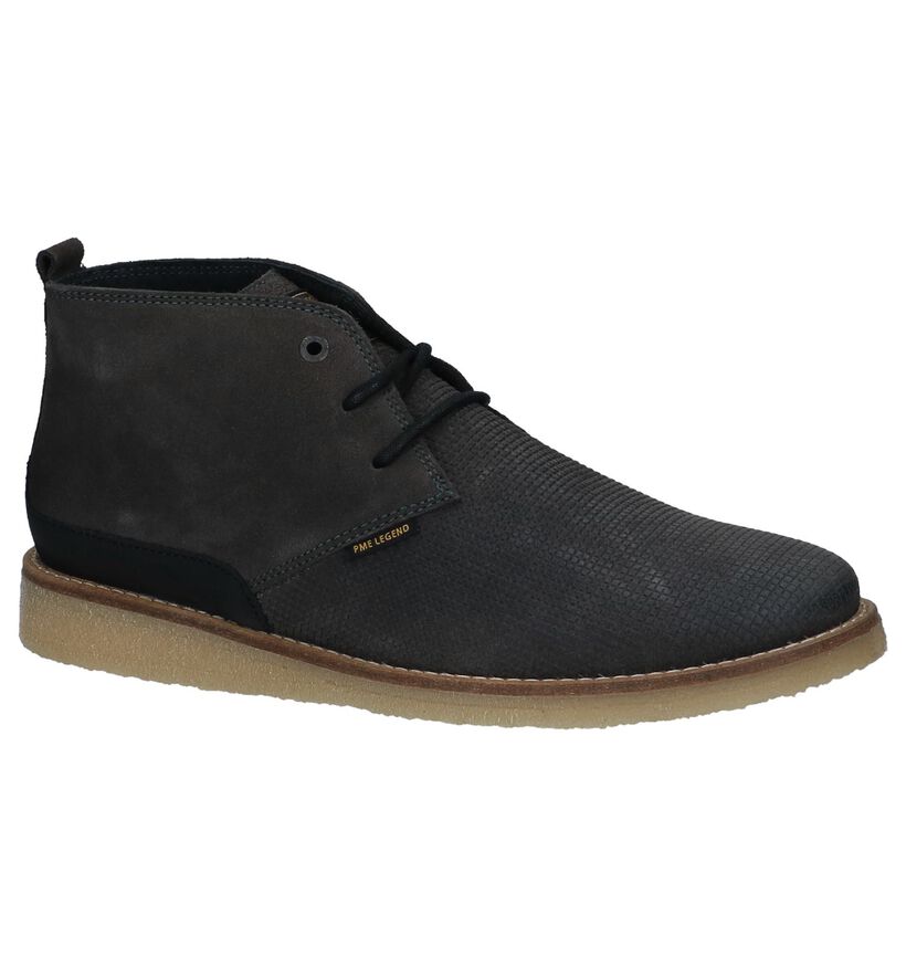 Taupe Hoge Schoenen PME Legend in daim (232255)