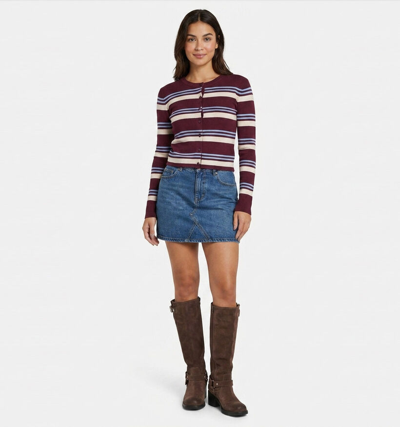 JDY Emmie Gilet en Bordeaux pour femmes (378296)