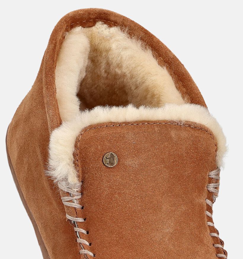 Warmbat Darwino Hoge Bruine Pantoffels voor heren (363341)