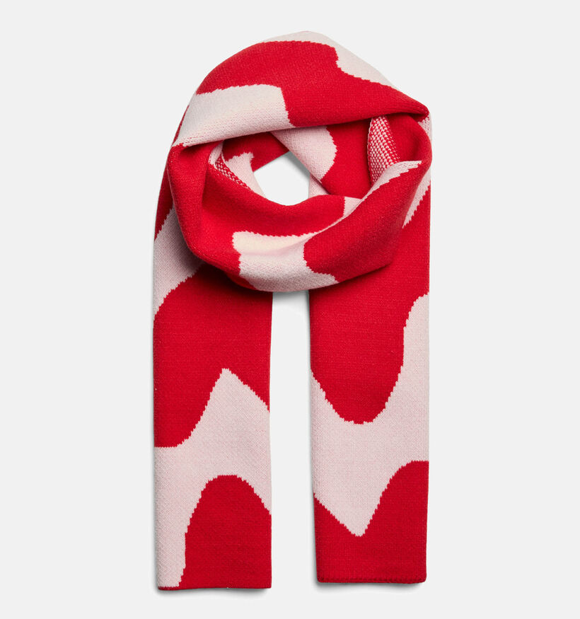 Pieces Rulie Châle en Rouge/Rose pour femmes (364001)