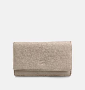 Crinkles Portemonnees Zwart/Beige/Cognac/Bruin/Blauw/Rood/Groen/Grijs