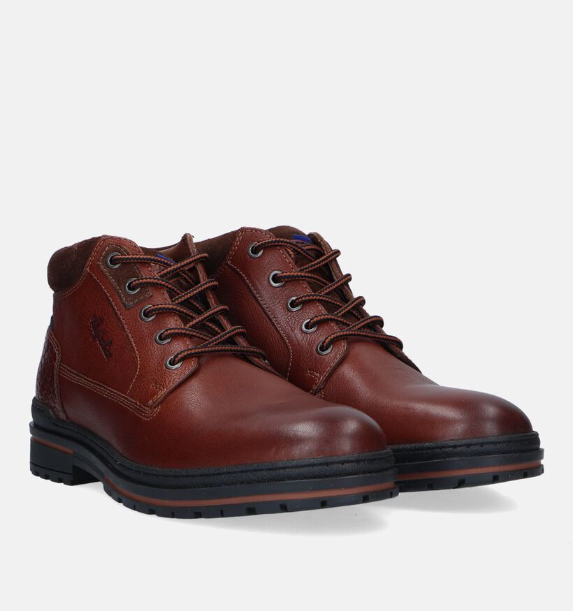 Australian Middelburg Bottines en Cognac pour hommes (329958) - pour semelles orthopédiques