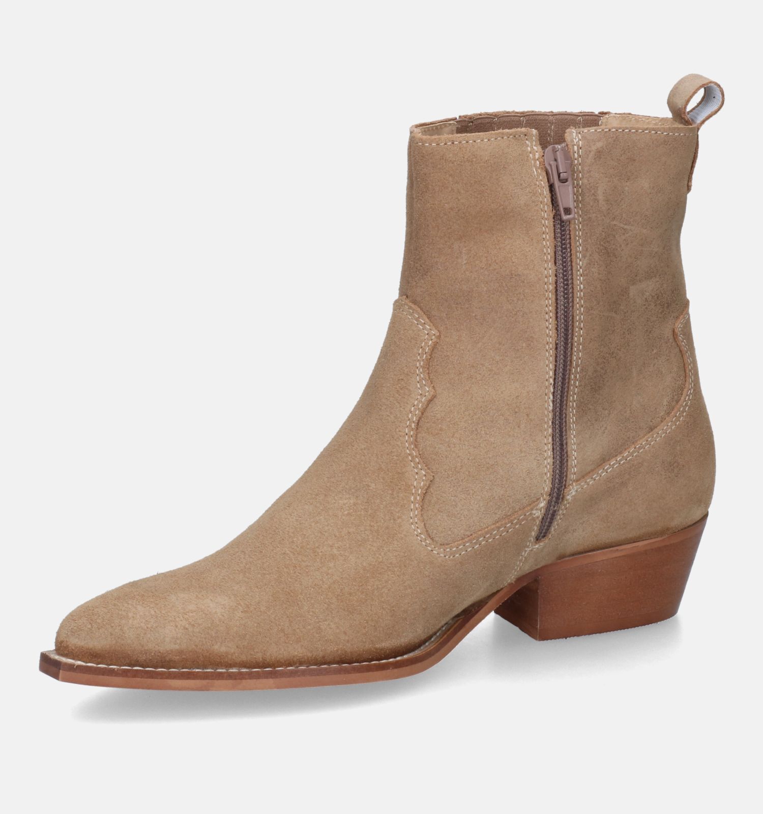 Poelman Camel Cowboy Boots Dames Boots Online op TORFS.BE