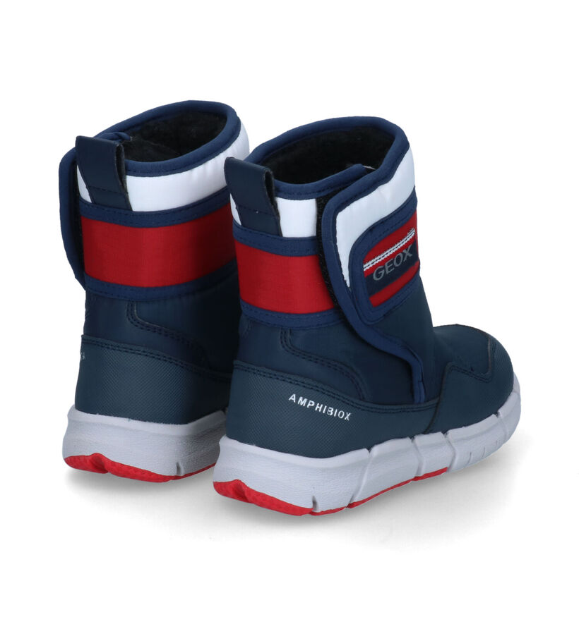 Geox Flexyper Bottes de neige en Bleu pour garçons (317608) - pour semelles orthopédiques