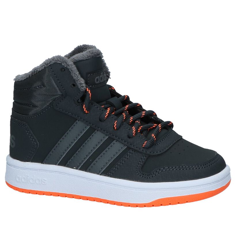 adidas Hoops Zwarte Sneakers voor jongens (299867)