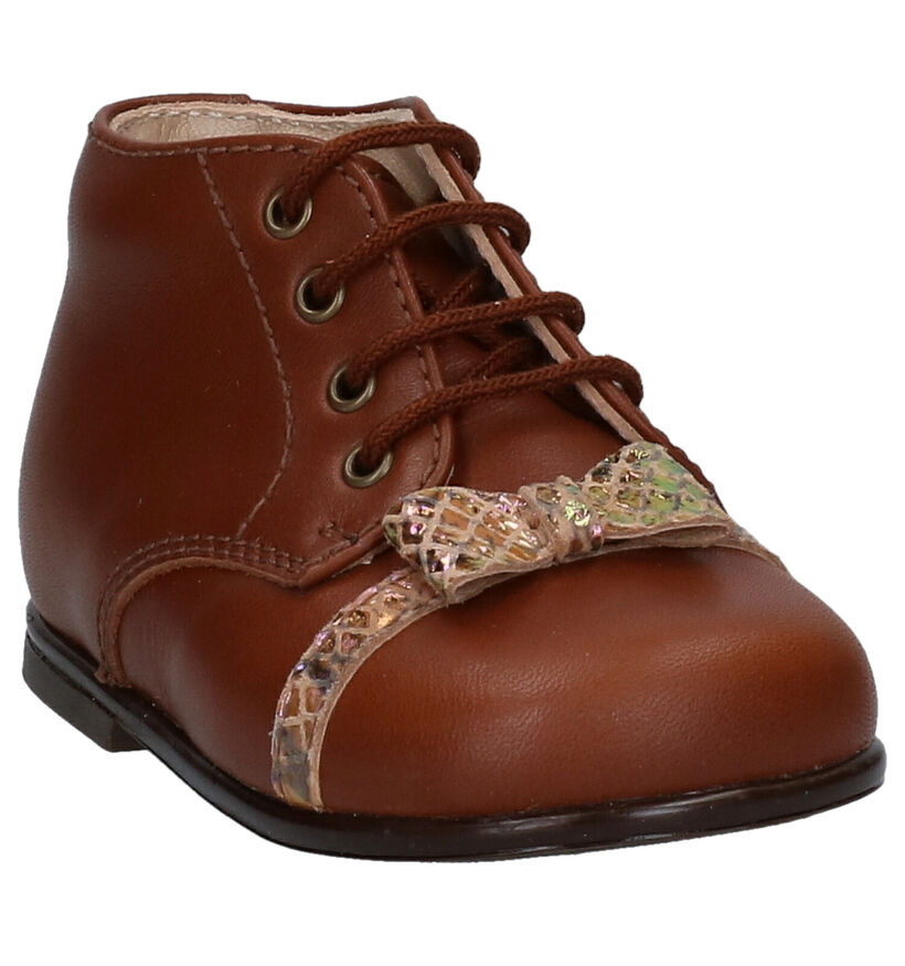 Beberlis Chaussures pour bébé  en Cognac en cuir (281144)