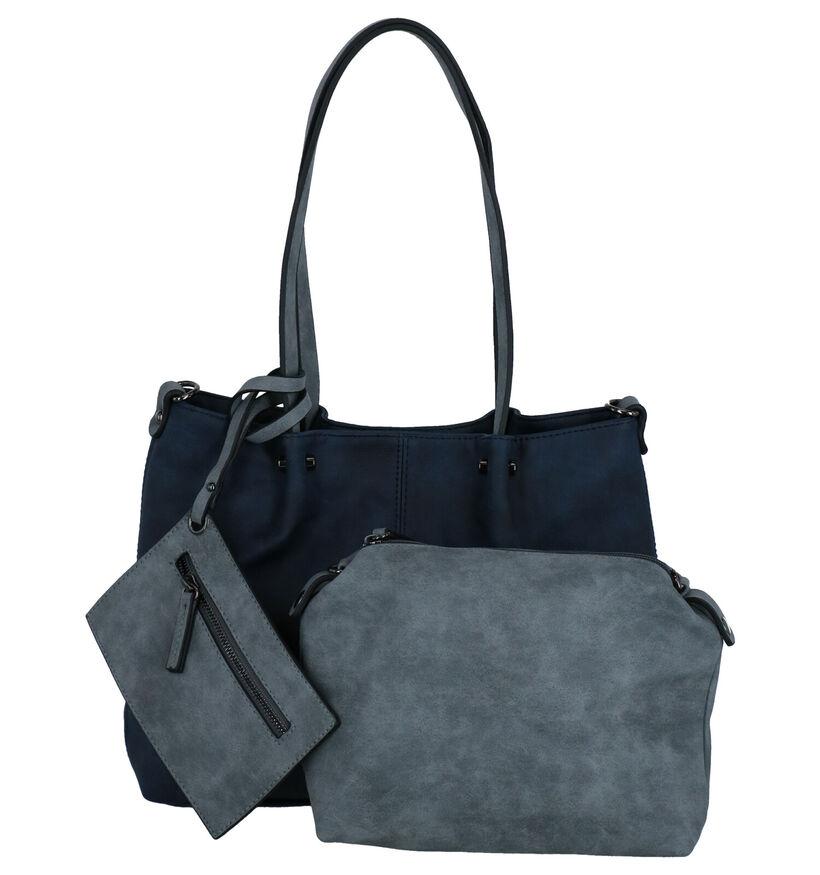 Emily & Noah Sac à bandoulière bag in bag en Gris en simili cuir (282172)