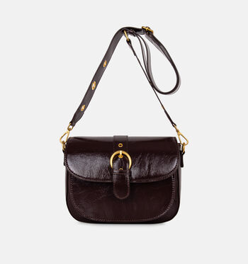 Laurent David Crossbody tassen Bruin/Bordeaux
