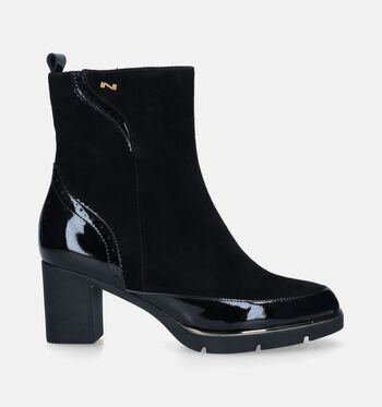Nathan-Baume Bottines Noir/Cognac