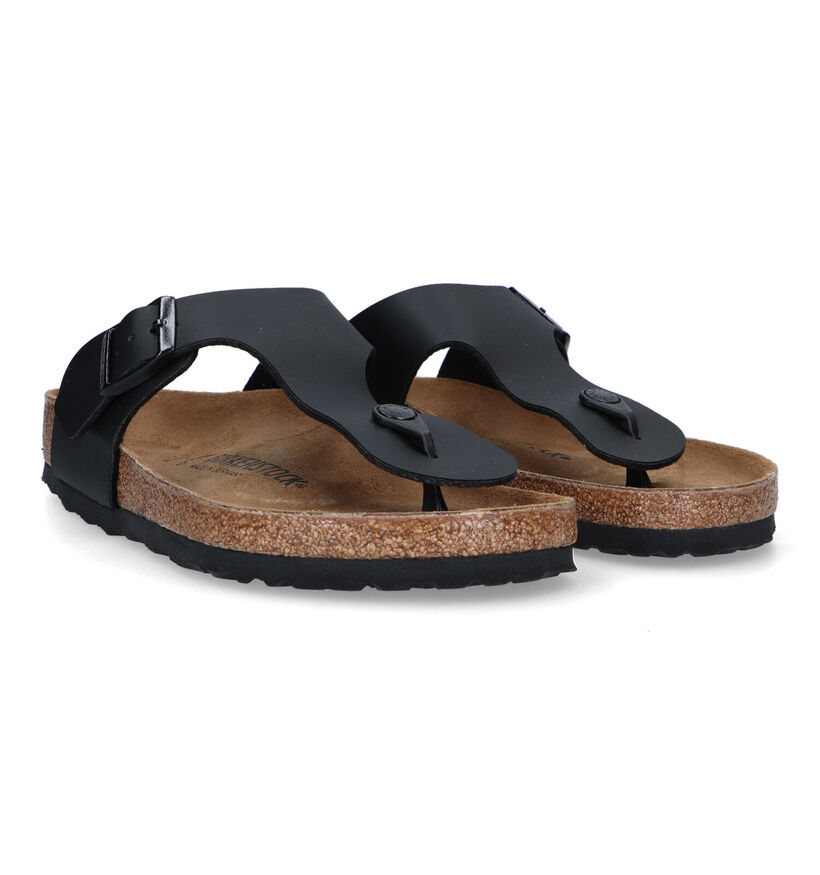 Birkenstock Ramses Tongs en Noir en simili cuir (322799)
