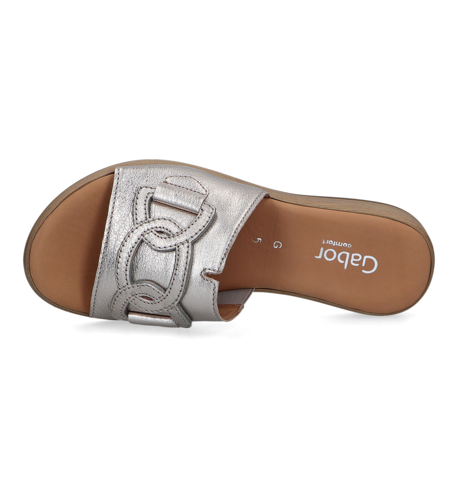 Gabor Comfort Gouden Slippers Dames Slippers Online op TORFS.BE