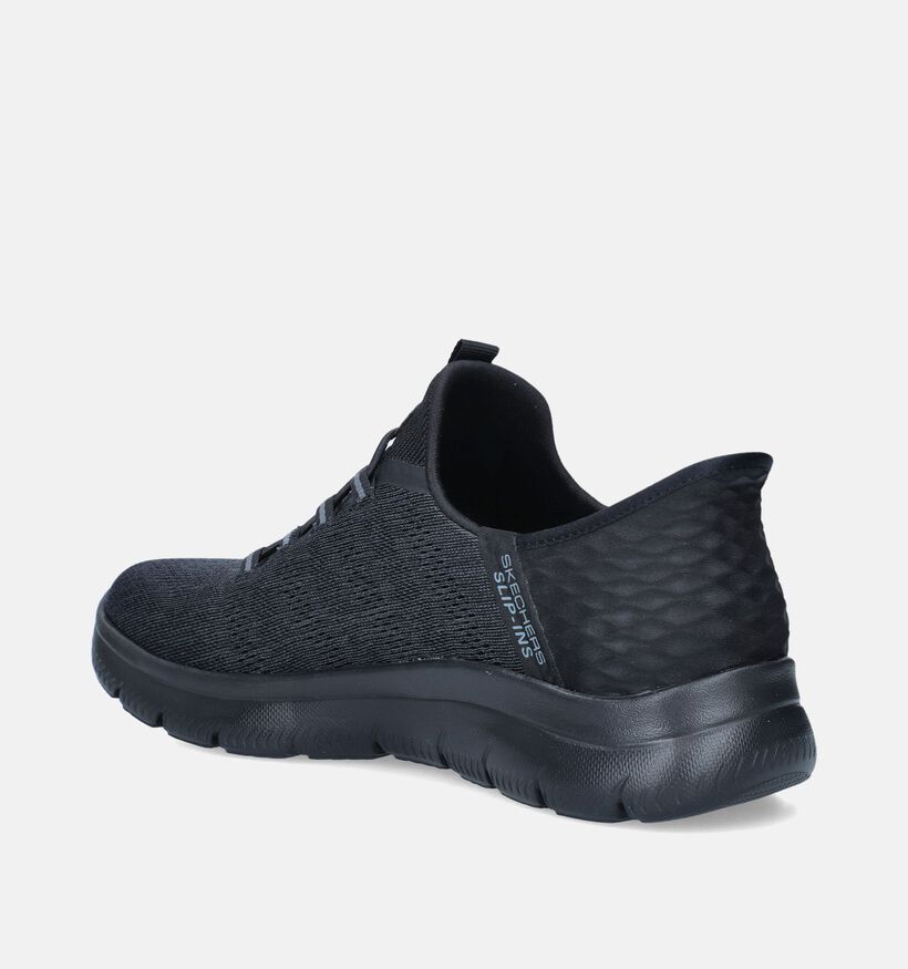 Skechers Slip-ins Summits Key Pace Zwarte Sneakers voor heren (350317)